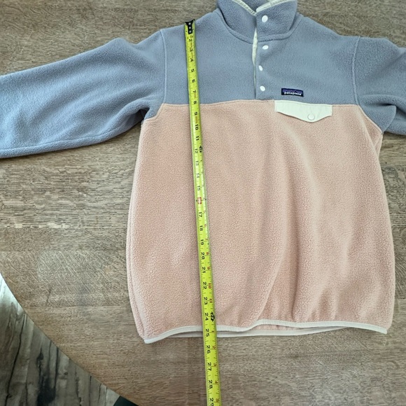 Patagonia Synchilla Snap-T Recycled Fleece Pullover medium pink rosewater gray - Picture 7 of 16